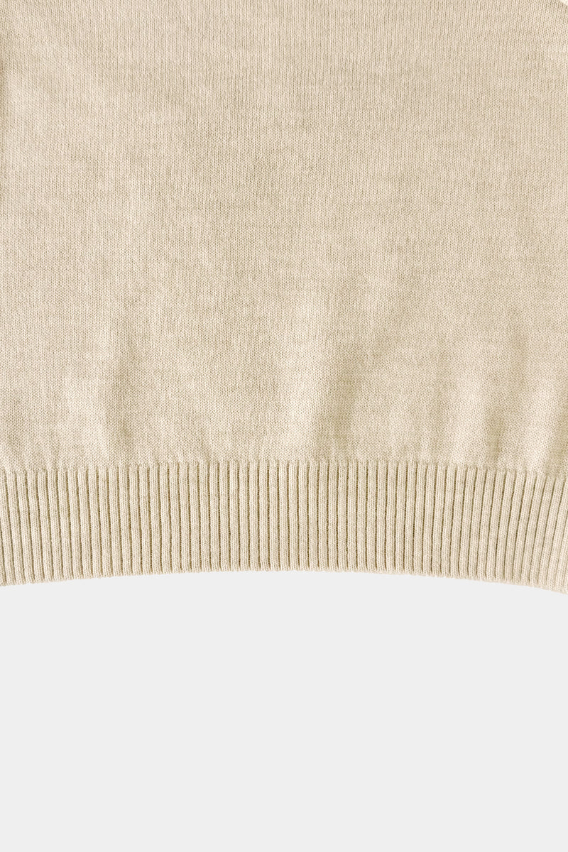 low-gauge knit L/S U-neck PO(PU325-MPO04) / Ivory