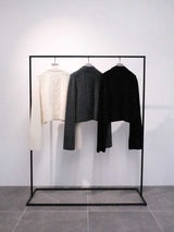 【WOMENS】 CASHMERE HEART CABLE PULLOVER