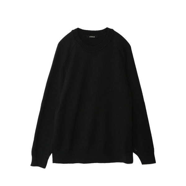 7GG CREW NECK PULLOVER (UM302-UPO07-BLK)