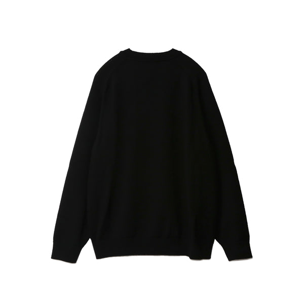 7GG CREW NECK PULLOVER (UM302-UPO07-BLK)