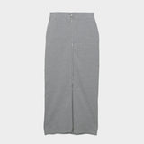 BOUCLE MIRANORIB KNIT SKIRT (WK23S-LSK01)