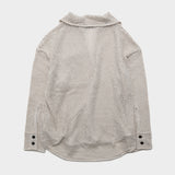 【UNISEX】 LOOP YARN MESH KNIT SHIRT